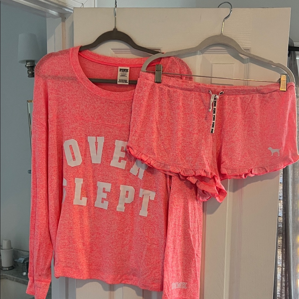 PINK Victoria's Secret Coral Lounge Set